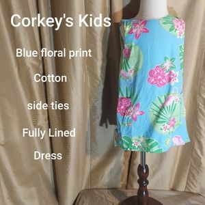 Corkey's Kids blue pocket dress size 4T